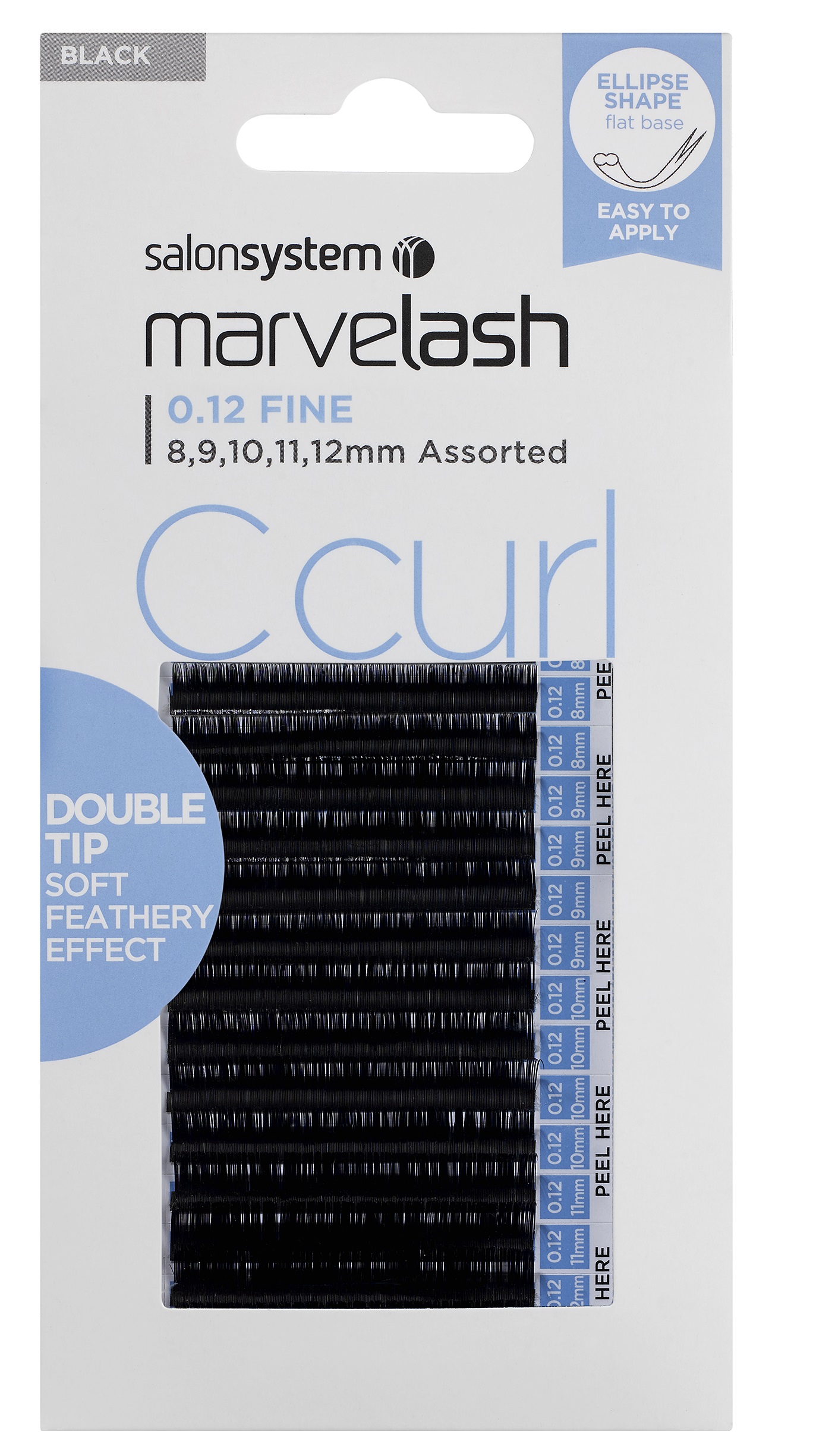 Marvelash C Curl 0.12 Double Tip Assorted 